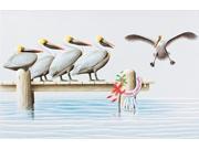 Pack of 16 Pelican Parade Fine Art Embossed Deluxe Christmas Greeting Cards