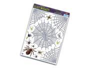 Club Pack of 168 Spooky Halloween Spider Web Window Cling Decorations