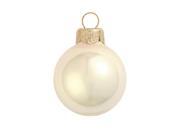 Set of 2 Pearl Champagne Glass Ball Christmas Ornaments 6 150mm