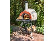 38 Red Brick Front Fully Assembled Outdoor Wood Fired Stone Oven