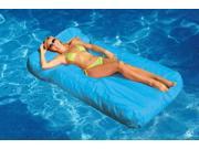 72 Vibrant Tropical Blue SunSoft Inflatable Swimming Pool Mattress Lounger Float