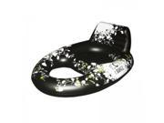 61 Black White Green Floral Eco Friendly Inflatable Swimming Pool Lounger