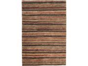 2 x 3 Nights in Tobago Champagne and Espresso Area Throw Rug