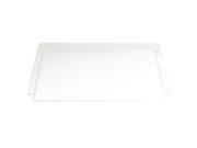 Club Pack 12 Clear Disposable Square Plastic Party Dinner Trays 11.5