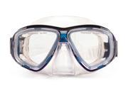 6.25 Malibu Blue and Clear Pro Mask Swimming Pool Accessory for Adults
