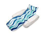 Rio Sun Blue Currents Adjustable Floating Swimming Pool Chaise Lounge