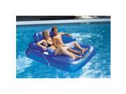 Water Sports Inflatable Kickback Adjustable Swimming Pool Lounger for 2 People