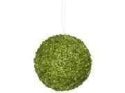4ct Lime Green Sequin and Glitter Drenched Christmas Ball Ornaments 4 100mm