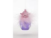 Club Pack Of 24 Pink Hat Lady Jingle Buddie Christmas Ornaments