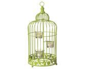 17 Fancy Fair Contemporary Style Lime Green Birdcage Tea Light Candle Holder