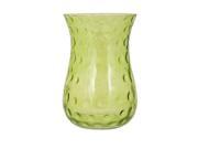 13 Large Nevaeh Light Green Wide Mouth Bubble Glass Flower Vase