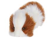 Set of 4 Lifelike Handcrafted Extra Soft Plush Brown and White Guinea Pig Stuffed Animals 8