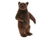 25.75 Lifelike Handcrafted Extra Soft Plush Grizzly Brown Bear Stuffed Animal