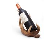 10.5 Decorative Rustic Cabin Christmas Antler Wine Bottle Holder