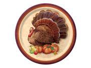 Club Pack of 96 Thanksgiving Elegance Disposable Paper Lunch Plates 7