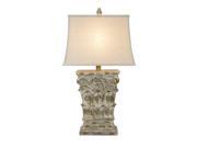 31 Ancient Architectural Inspired Look of Stone Table Lamp