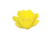 8.5 Yellow Floating Enchanting Blossom Light with Votive Candle for Pool and Patio