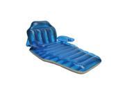 80 Blue Adjustable Inflatable Floating Swimming Pool Lounger