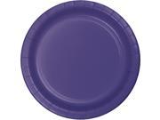 Club Pack of 240 Purple Disposable Paper Party Lunch Plates 7