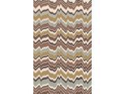 5 x 8 Robust Vibrations Cuban Sand and Sage Green Hand Tufted New Zealand Wool Area Throw Rug