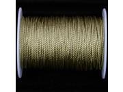 Gold Metalized Braided Cording 2.4mm x 110 Yards