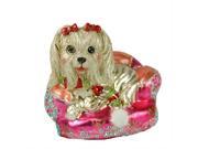 7 December Diamonds Schnauzer on Sofa Christmas Ornament 79 79867