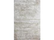 9 x 13 Bilateral Lines Stone Gray and Beige Hand Woven Area Throw Rug