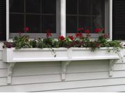 60 Handcrafted White Cedar Outdoor Patio Window Box Planter