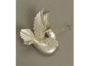 Nature s Beauty Gold Glittery Dove w Head Turned Christmas Ornament 4