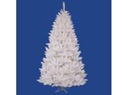 6.5 Pre Lit White Sparkle Spruce Artificial Christmas Tree Clear Lights