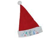 17.5 Red Disney Frozen Christmas Santa Hat with Olaf on White Trim