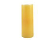 8 Golden Amber Battery Operated Flameless LED Wax Christmas Pillar Candle
