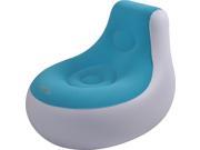 36.5 White and Blue Inflatable Indoor Outdoor Easigo Side Chair