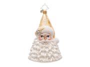 Christopher Radko Glass Frosty Kris Kringle Santa Claus Christmas Ornament 1017121