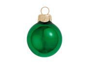 2ct Shiny Green Xmas Glass Ball Christmas Ornaments 6 150mm
