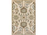 2.15 x 3 Resting Florals Olive Green Chocolate Brown and Tan Area Throw Rug