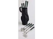 3 Piece Golf Bag and Clubs Outdoor Barbecue Tool Set