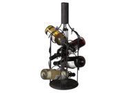 23 Tuscan Winery Grape Leaves Table Top Wine Rack 4 Bottle Storage