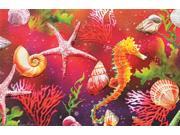 Pack of 16 Wintery Waters Ocean Life Fine Art Embossed Deluxe Christmas Greeting Cards