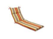 72.5 Cintas De CÃ­tricos Multicolor Striped Outdoor Patio Chaise Lounge Cushion