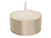 Club Pack of 100 White Wax Unscented Tea Light Candles