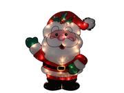 29 Lighted Shimmering Santa Claus Outdoor Christmas Yard Art Decoration Clear Lights
