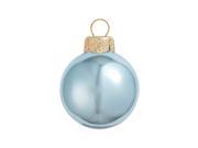 6ct Shiny Sky Blue Glass Ball Christmas Ornaments 4 100mm