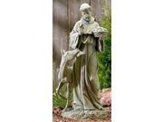 25 Joseph s Studio Saint Francis of Assisi with Horse Outdoor Patio Garden Statue