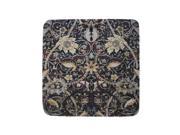 Pack of 8 Absorbent Midnight Cocoa Abstract Floral Print Cocktail Drink Coasters 4