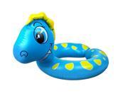 24 Blue and Yellow Dragon Children s Inflatable Swimming Pool Split Ring Inner Tube