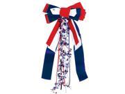 Club Pack of 12 Red White and Blue Patriot Pride Ribbon Party Decorations 27