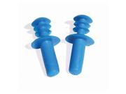 Blue Molded Plastic Ear Plugs Water or Swimming Pool Accessories