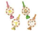 Club Pack of 96 Sweet At One Girl Animal Blowout Party Noisemakers