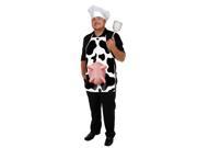 Pack of 6 Fun Cow Print Fabric Novelty Apron One size